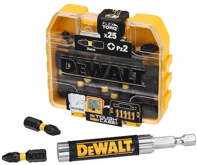Zestaw końcówek udarowych DeWalt FLEXTORQ Torsion z uchwytem 21 szt (DT70621T-QZ)