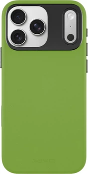 Etui na smartfon Yaxo Leather Gear Slim Case do Apple iPhone 17 Pro Tropic Green (YMALGSLCI17P01GR)