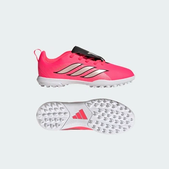 Детские бутсы PREDATOR CLUB Fold-Over Tongue Elastic Laces Turf Football Kids adidas HQ2274 (37 1/3 EUR) розовый (4069987774317)