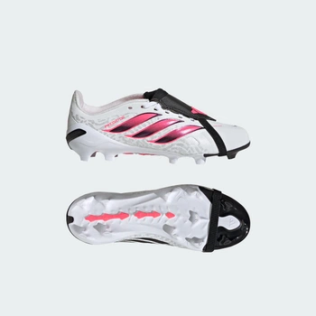 Дитячі бутси PREDATOR LEAGUE Fold-Over Tongue Firm Ground Football Kids adidas IH2107 (38 2/3 EUR) білий (4069987070525)