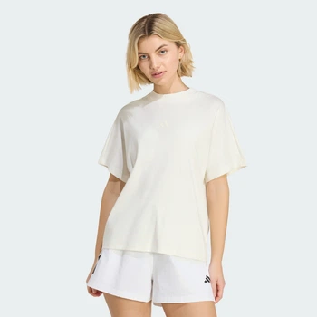 Женская футболка SOFT LUX LOOSE adidas KS7932 (L) белый (4069993680879)