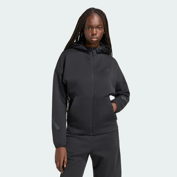 Жіноча толстовка ADIDAS Z.N.E. FULL ZIP adidas KF6327 (XL) чорний (4068804251970)