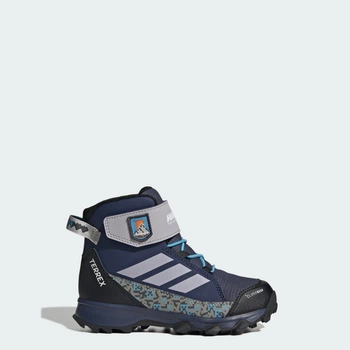 Детские ботинки Adidas Minecraft Terrex Snow CF CLIMAWARM Winter Kids adidas KJ6489 (31.5 EUR) синий (4068817992525)