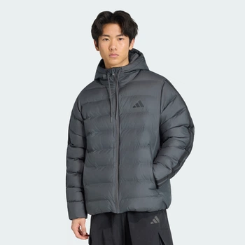 Чоловіча куртка Essentials CLIMAWARM 3-Stripes Synthetic Down adidas KE0253 (2XL) сірий (4068814280540)
