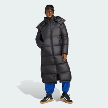 Женский пуховик ESS DOWN LONG adidas KT4239 (S) черный (4069996370272)