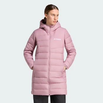 Женская пуховая парка Terrex Multi Light Hooded 2.0 adidas KF9810 (XS) фиолетовый (4068804625580)