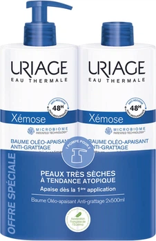 Balsam do twarzy i ciała Uriage Xemose łagodzący 2 x 500 ml (ZES3661434009952)