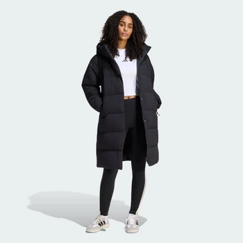 Женская куртка HELIONIC DOWN PUFFER adidas KG0224 (M) черный (4068804680398)