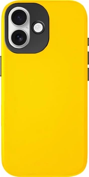 Чохол для смартфона Yaxo Leather Gear Slim Case для Apple iPhone 17 Honey Yellow (YMALGSLCI1701YL)