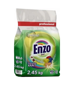 Deluxe Enzo Color сипучий пральний порошок для кольорових речей на 35 прань, 2,45 кг.