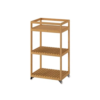 Візок на колесах, бамбук, 42x33x76 см IKEA RÅGRUND 205.494.18