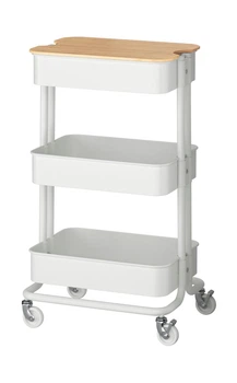 Візок з кришкою, білий, 35x45x77 см IKEA RÅSKOG / NORRÅVA 295.807.63