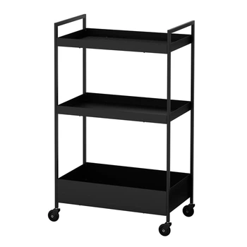 Візок чорний, 50,5x30x83 см IKEA NISSAFORS 203.997.77