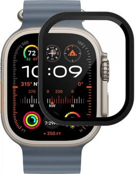 Захисне скло Yaxo AR Superhard Armor Glass для Apple Watch Ultra 1/2/3 Black (YAWARSAGSG49MM01B)