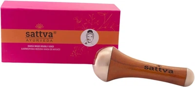 Масажер для обличчя Sattva Ayurveda Kansa Wand двосторонній (5906843820278)