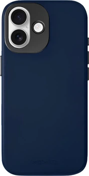 Etui na smartfon Yaxo Leather Gear Slim Case do Apple iPhone 17 Dusky Blue (YMALGSLCI1701DB)