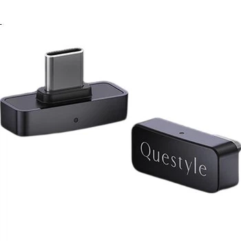 Questyle QCCDonglePro Беспроводной Bluetooth-передатчик Lossless LDAC HiFi, совместимый с телефонами Apple, PS5, компьютерами и коммутаторами.
