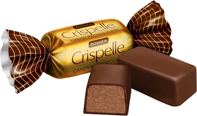 Цукерки глазуровані Roshen Crispelle 500 г ( Кріспі , Кріспел )