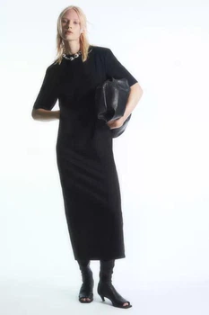 Сукня жіноча COS power-shoulder t-shirt dress 1207725001 XS Чорний