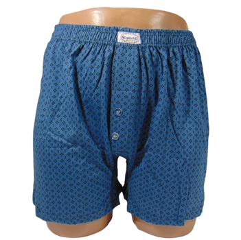Мужские трусы хлопок р.2XL(52) синие Doremi D5-115