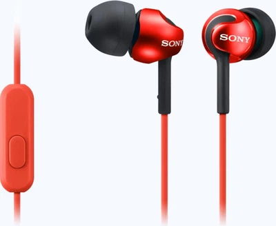 Słuchawki Sony MDR-EX110AP Red (MDREX110APR.CE7)