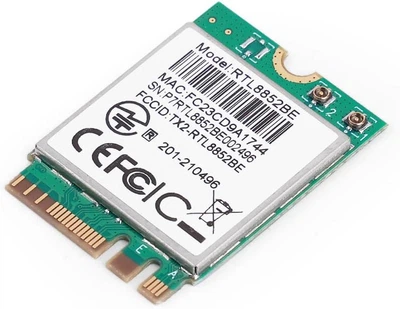 Сетевая карта MediaTek WIFI 6 RTL8852BE Двухдиапазонный адаптер, Bluetooth модуль для ПК / Ноутбука (19530)