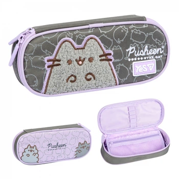 Пенал м'який YES PH-30 1 відділення Pusheen Gray (533763)