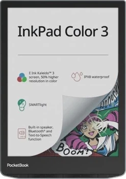 Электронная книга 7.8" 743K "InkPad 3 Color", Stormy Sea, WiFi/Bluetooth, 1872x1404 PocketBook (teh0028661)