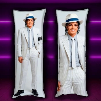 Дакімакура 105х35 см Майкл Джексон Michael Jackson Подушка з наволочкою двухстороння