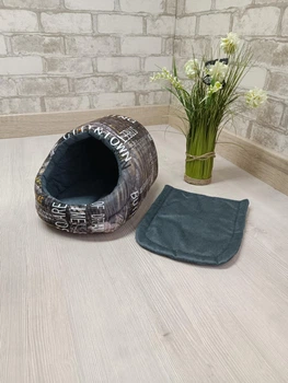 Будинок для морських свинок, шиншил, гризунів Animals_joy Норка S 18*24 см (172)
