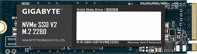 Накопичувач SSD GIGABYTE NVMe SSD V2 256GB PCIe 3.0 x4 M.2 2280 (G3NVMEV2256G) 320377