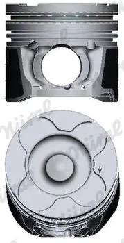 Поршень двигуна NURAL 87-126000-10 Opel Astra, Omega, Frontera, Vectra, Zafira