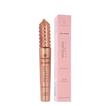Тушь для ресниц Bogenia Full Power Mascara Angelic Dark Brown 8,5 мл коричневая удлиняющая и объемная