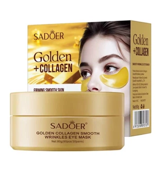 Пластирі під очі Sadoer Golden + Collagen Smooth Wrinkles Eye Mask