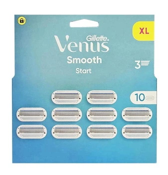 Сменные картриджи для бритья (лезвия кассеты) женские Gillette Venus Smooth START 10 шт