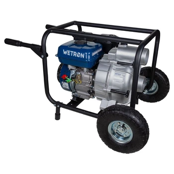 Мотопомпа Wetron WM80W 7,5 л.с. для грязной воды 60 м³/ч алюминий 3,6 л