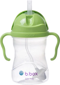 Butelka na wodę B.box z obciążoną słomką zielona 240 ml (9353965005032)