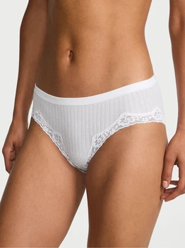 Трусики-сліпи жіночі Victoria's Secret 231938952 S Білі (1160250483)
