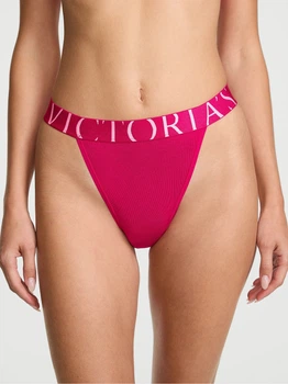 Трусики бікіні жіночі бавовняні Victoria's Secret 794608399 S Рожеві (1160466545)