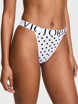Трусики бікіні жіночі бавовняні Victoria's Secret 81430158 S Білі (1160465819)