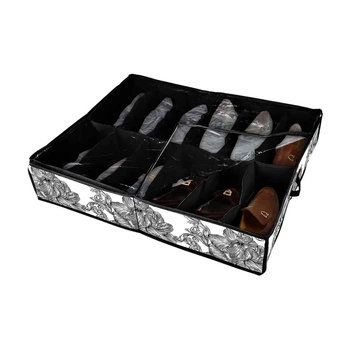 Органайзер для взуття Idea Home Anthracite Flowers NP-106-D 74,5*60 см