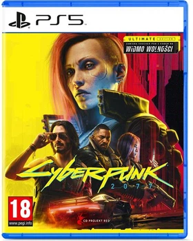 Cyberpunk 2077 Ultimate Edition, украинские субтитры - диск для PlayStation 5