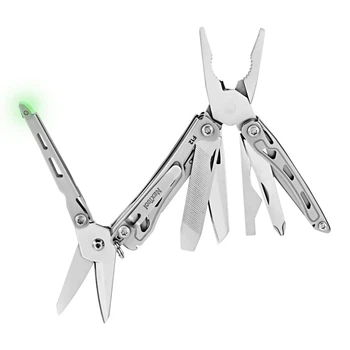Міні-мультитул NexTool Mini Flagship F12 13 функцій сталь 8Cr14MoV 65х27х17 мм сріблястий