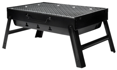 Grill węglowy Vilde 489379 składany przenośny w walizce 51 x 30 x 23 cm (5900670121300)