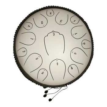 Глюкофон THL 15 нот 33 см THL tongue drum білий