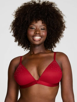 Бюстгальтер с Push-Up без косточек Victoria's Secret 384407241 L Красный (1160502500)