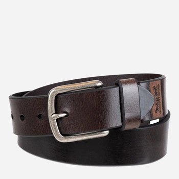 Ремень мужской из натуральной кожи Levi's 520654325 XL (131 см) Коричневый (1160028047)