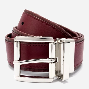 Ремень двусторонний женский из натуральной кожи Michael Kors 715416 XL (119.5 см) Бордовый (1159943695)