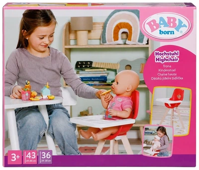 Krzesełko dla lalki Baby Born Czas karmienia (4001167839744)