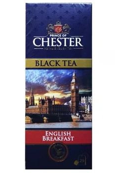 Чай Chester English Breakfast чорний 25 пакетиків